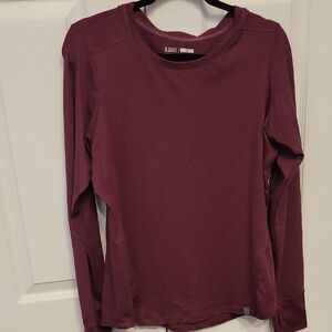 Women's 5.11 Tactical Burgundy Long Sleeve Shirt